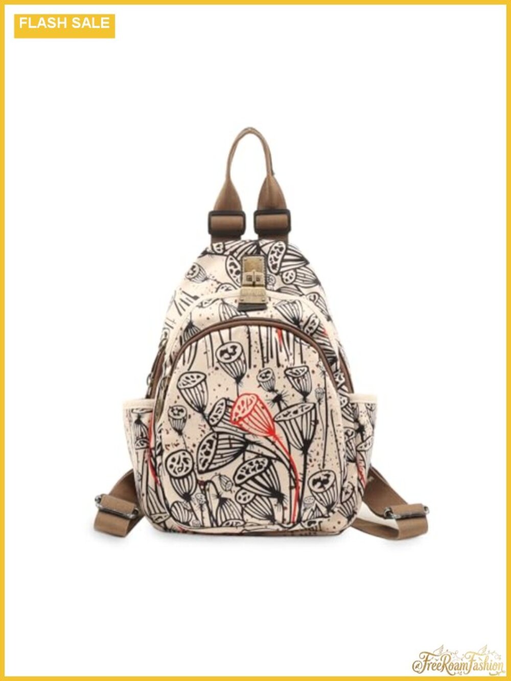 Waterproof Oxford Cloth Mini Backpack with Anti-Theft Design for Travel